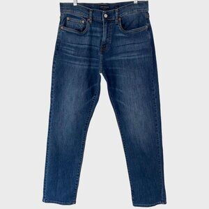 Lucky Brand 221 Denim Jeans Men's 34X32 Blue Medium Wash Low-Rise Straight-Leg